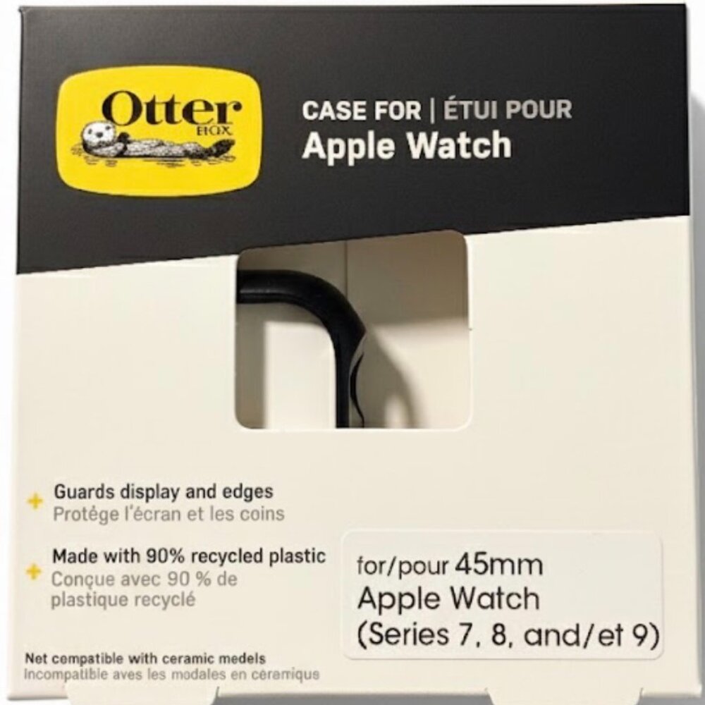 OtterBox Case for Apple Watch 45mm - 7, 8, 9 Black NEW IN BOX